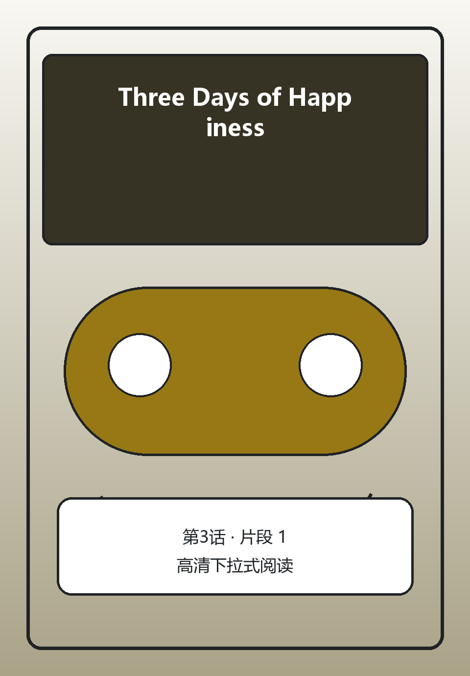 Three Days of Happiness第3话第1页